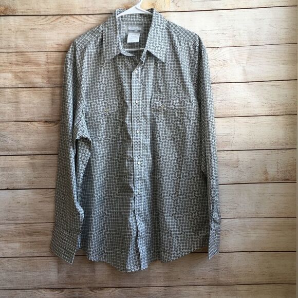 NEW WITH TAGS WRANGLER WRANCHER WESTERN SHIRT WITH PEARL SNAPS - Picture 1 of 7